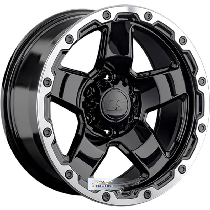 Диски LS 1371 BKL 9,5x18/6x139,7 ЕТ5 D106,1