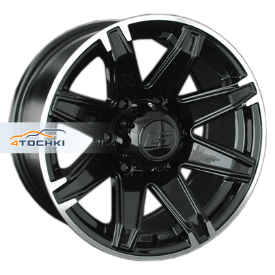 Диски LS 763 BKL 8x17/6x139,7 ЕТ10 D107,1