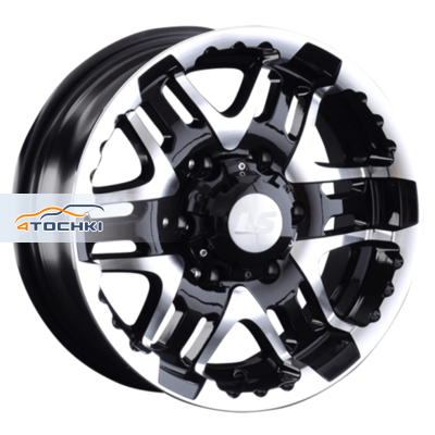 Диски LS 894 BKF 8x16/6x139,7 ЕТ0 D106,1