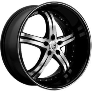 Диски Lexani LSS5 Black/Machined