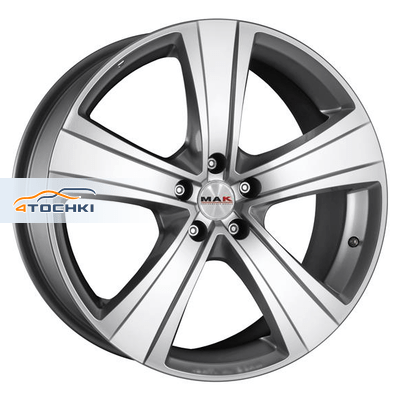 Диски MAK Fuoco 5 Hyper Silver 9x18/5x127 ЕТ35 D71,6