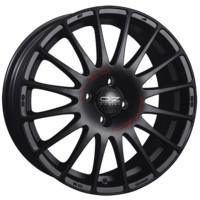 OZ Superturismo GT Matt Black + Red Lettering