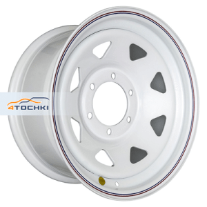 Диски Off-Road Wheels Тойота Ниссан (треуг. мелкий) Белый 8x16/6x139,7 ЕТ10 D110