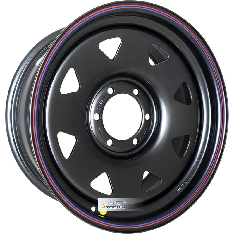 Диски Off-Road Wheels Тойота Ниссан (треуг. мелкий) черный 8x16/6x139,7 ЕТ10 D110