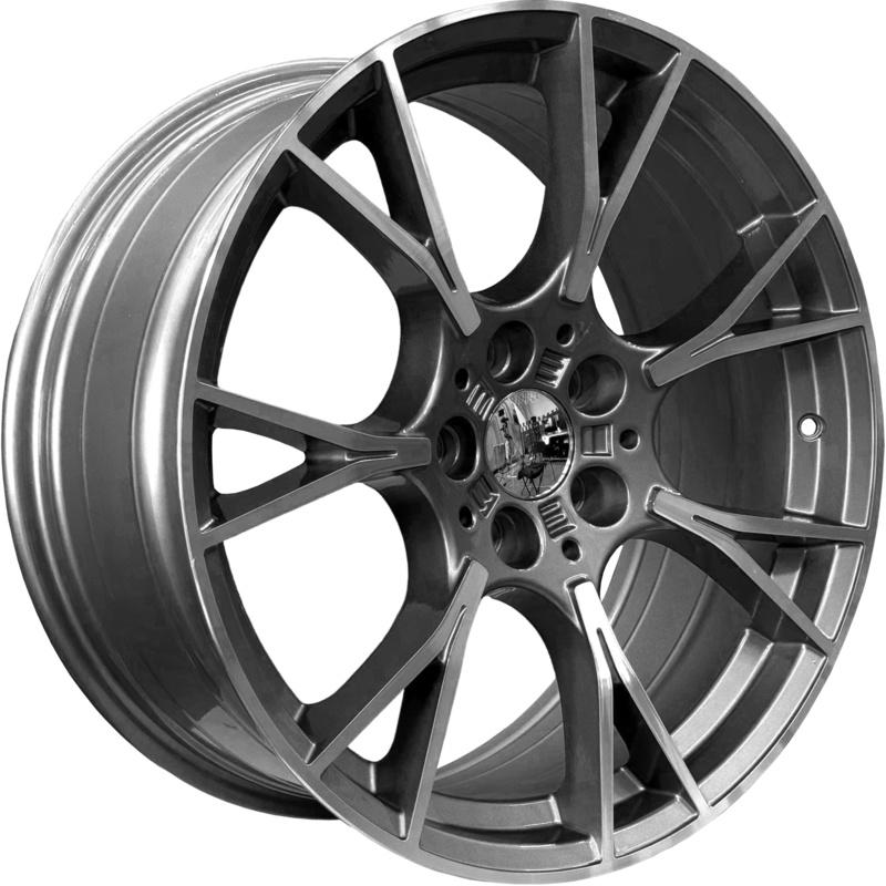 5407 Gun Grey Machined Face