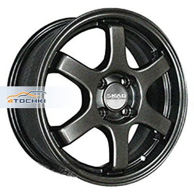 Диски СКАД Киото (КЛ249) Графит 6x15/4x100 ЕТ48 D54,1