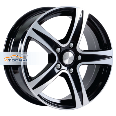 Диски СКАД Sakura (КЛ146) Black Glossy Polished