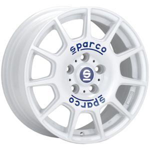 Диски Sparco Terra White + Blue Lettering
