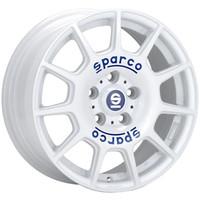 Sparco Terra White + Blue Lettering