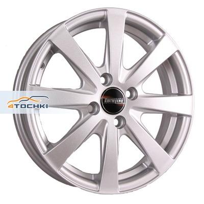 Диски Tech Line 634 Silver 6x16/4x100 ЕТ37 D67,1