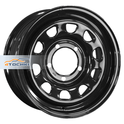 Диски ZEPP 4х4 Toyota Nissan Semicircle Gloss Black 8x15/6x139,7 ЕТ-19 D110